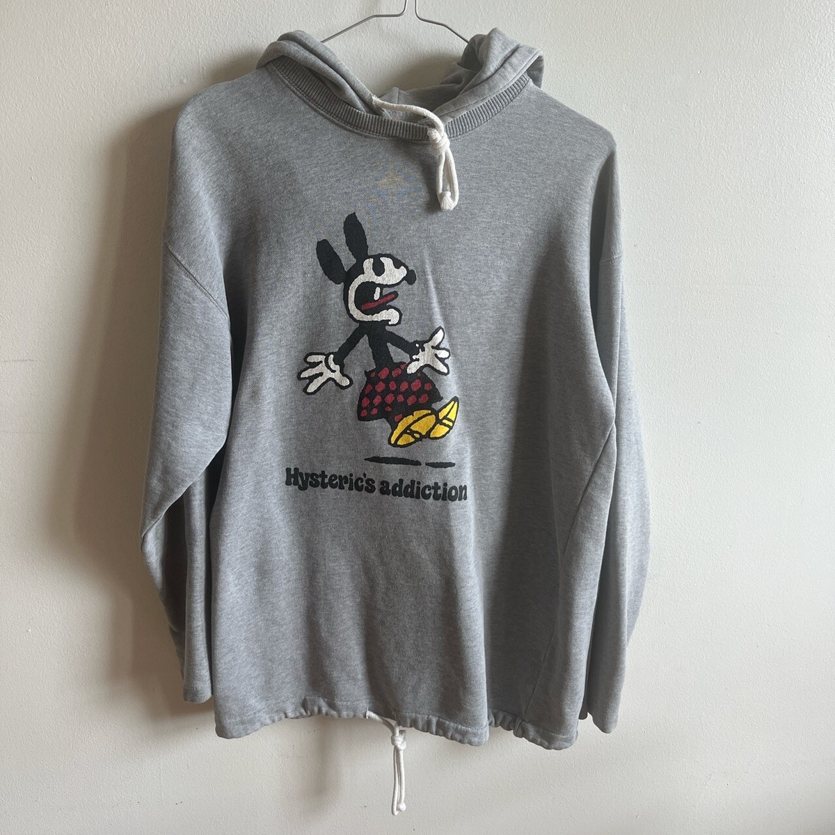 トップス 90s hysteric glamour vintage gray sweat Vintage Hysteric Glamour Full Zip Hoodie: Big Logo