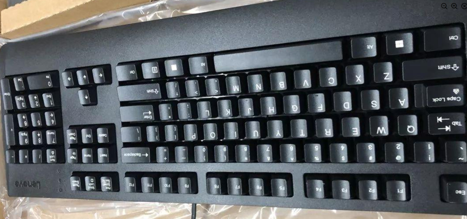 5 &times; NEW Lenovo Black USB Standard Traditional Wired Keyboard 00XH688 SD50L80031