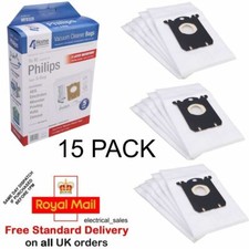 Für Philips Zanussi Electrolux Staubsauger Mikrofaser S KLASSE Staub Beutel X 15