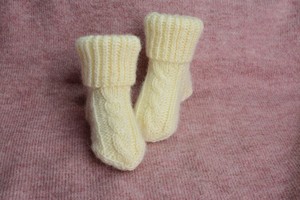 cable knit socks baby