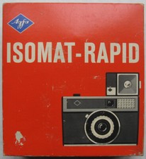 Agfa Isomat-Rapid 35mm Camera with case, flash, instructions in original box