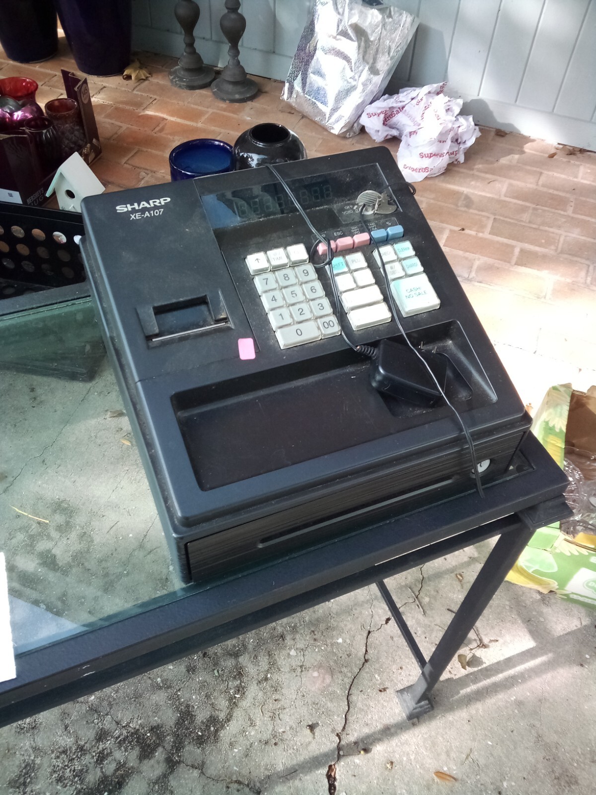 Sharp XEA107 Entry Level Cash Register Black 722360476706 eBay