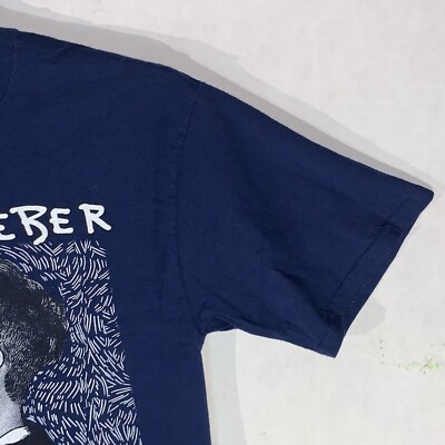 Justin Bieber 2016 Purpose World Tour T-Shirt S - Navy Blue