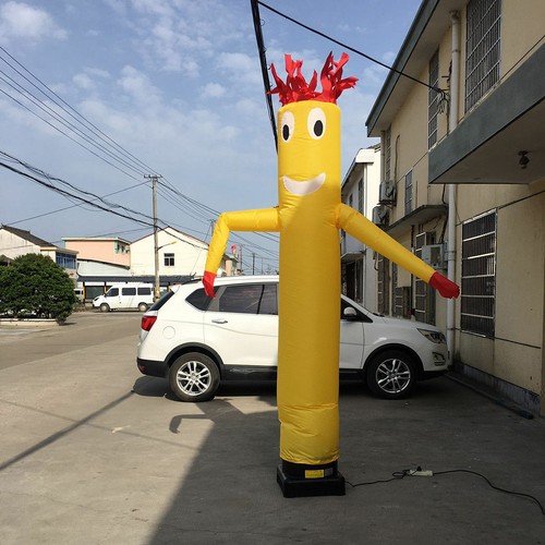 20Ft Inflatable Advertising Air Wind Tube Puppet Sky Wavy Man Dancer No Blower - Picture 10 of 26