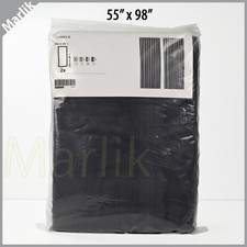 Ikea Sanela Darkening Curtains, 55x98", Dark Gray, 100 Cotton 804.140.20, NEW