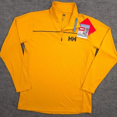 Helly Hansen HP Half Zip Pullover Mens Large Cloudberry Performance Outdoor NEW