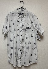 Camiseta sin mangas Lurking Class by Sketchy blanca mixta manga corta abotonada talla XXL