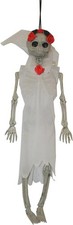 36523 - 16" Halloween Bride Hanging Skeleton Pod 1-10 