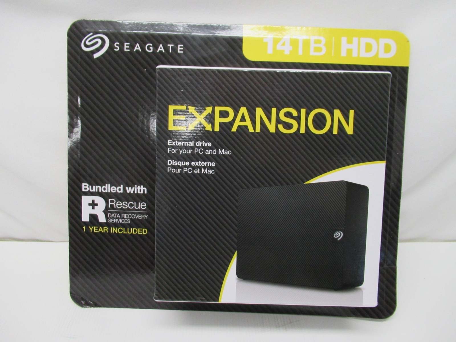 Seagate - Expansion 14TB External USB 3.0 Desktop Hard Drive with Rescue Data