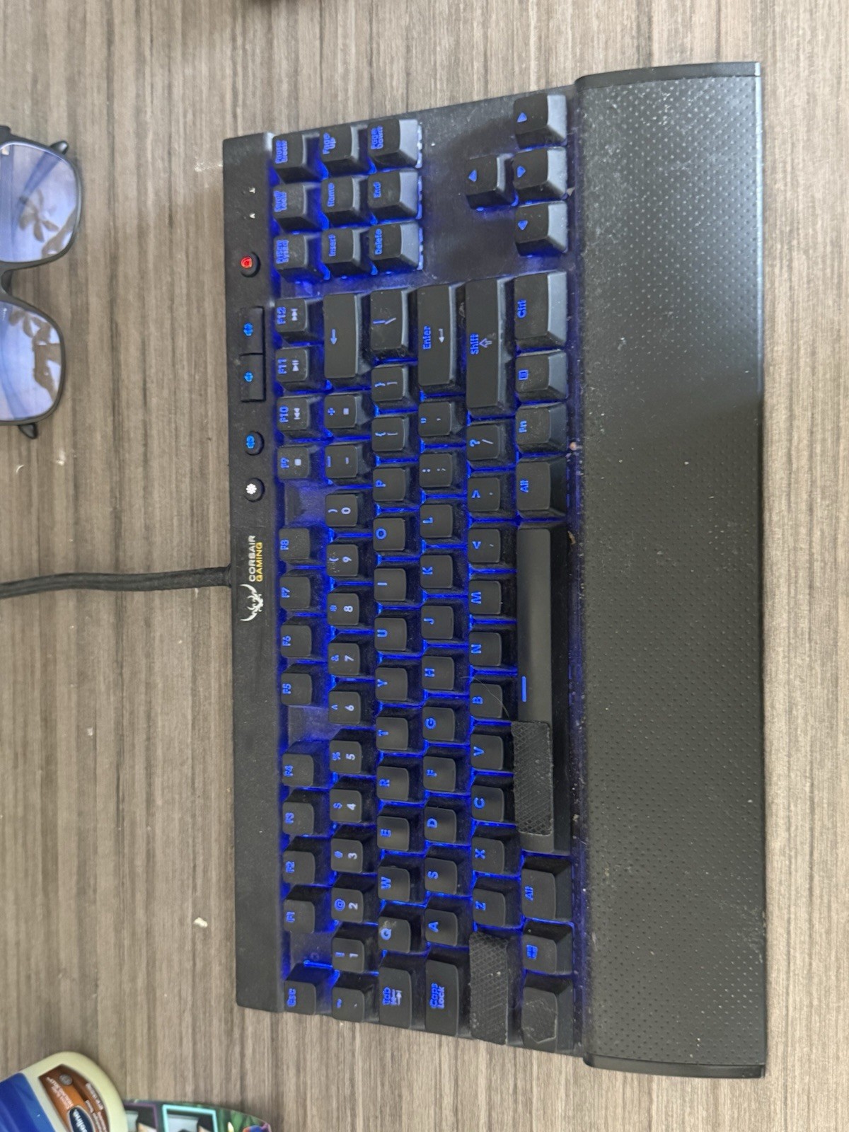 Corsair Mechanical Illuminated Wired USB Keyboard Black QWERTY English