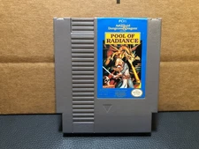 ADVANCE DUNGEONS & DRAGONS POOL OF RADIANCE NES GAME GOOD CONDITION