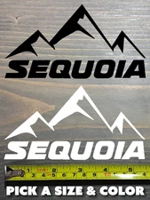 Sequoia Decal Sticker Toyota Limited TRD Pro Grill Badge Trail SR5 4Runner