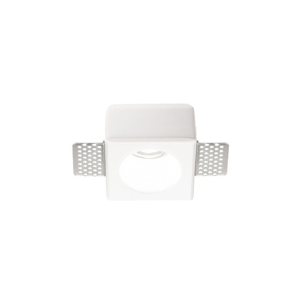 Gips-Einbauleuchte Samba Round, IP20, GU10, üBerstreichbar, Weiß, Reflektor Ø 5.-image