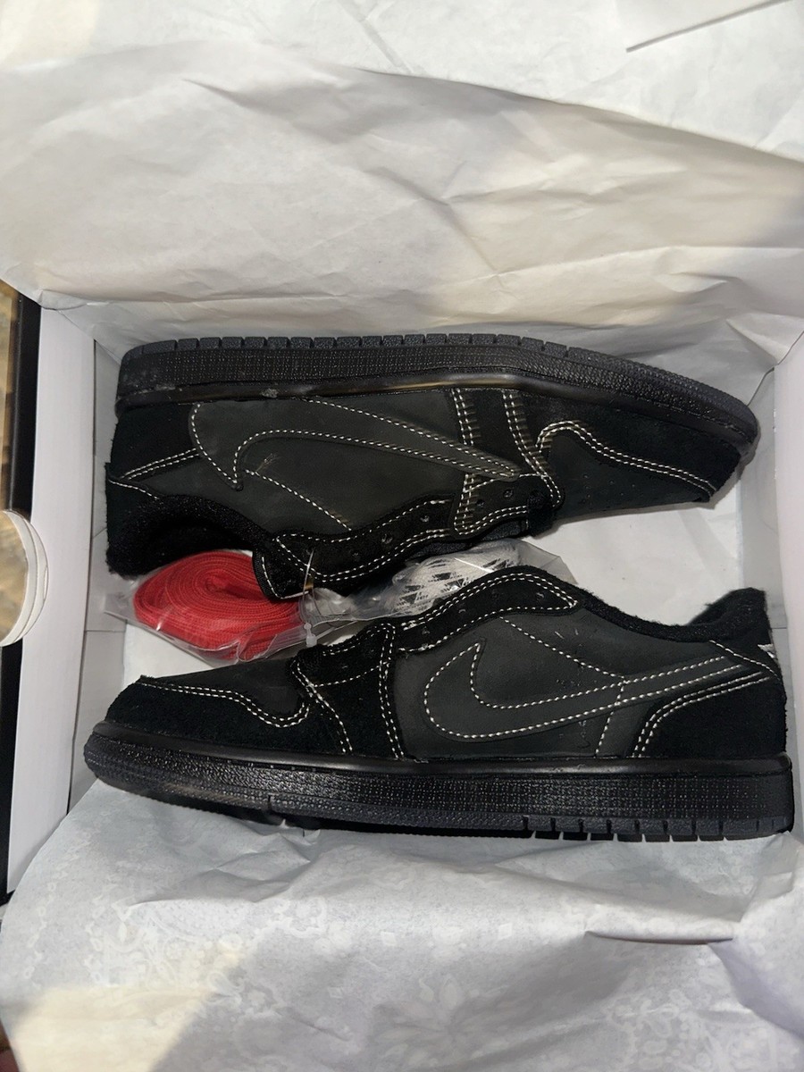 Size 3 - Jordan 1 Retro Low OG SP x Travis Scott Black