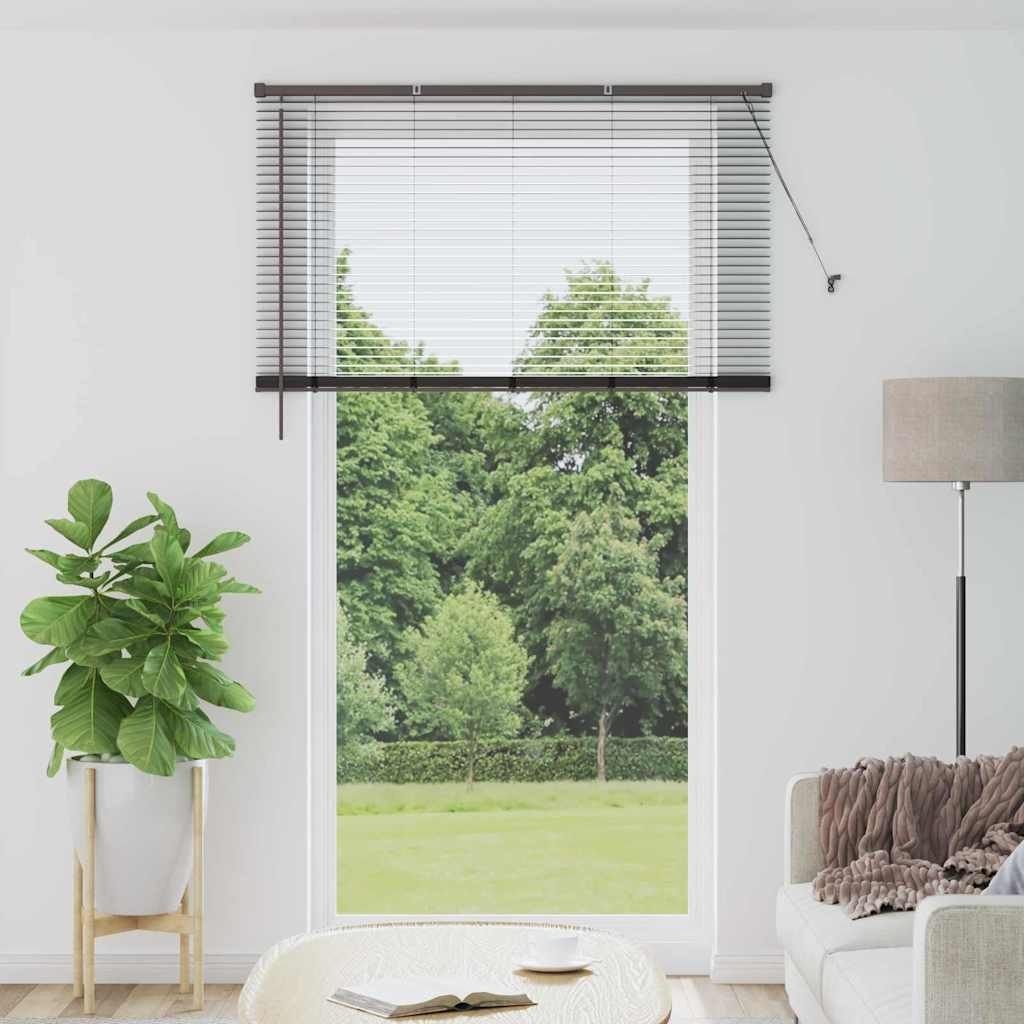 Veneziana in Alluminio Nero 130x220cm - Resistente e Facile da Pulire