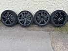 RENAULT CLIO MK4 2013 20 17 INCH WHEELS  TYRES x 4 7J x 17 GLOSS BLACK
