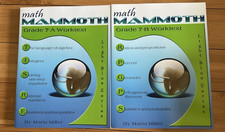 Math Mammoth Grade 5 Book A and B and Grade 7...