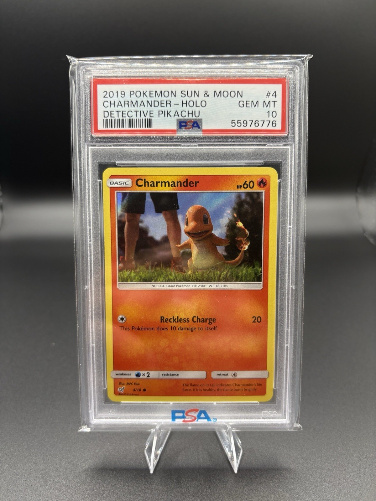 Charmander 4/18 Detective Pikachu Holo