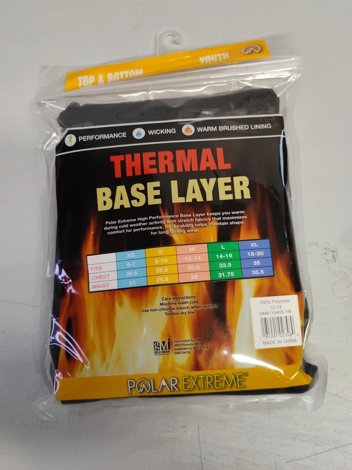 Nuevo conjunto de capa base térmica Polar Extreme para mujer mediana superior e inferior Foto 2 de 2