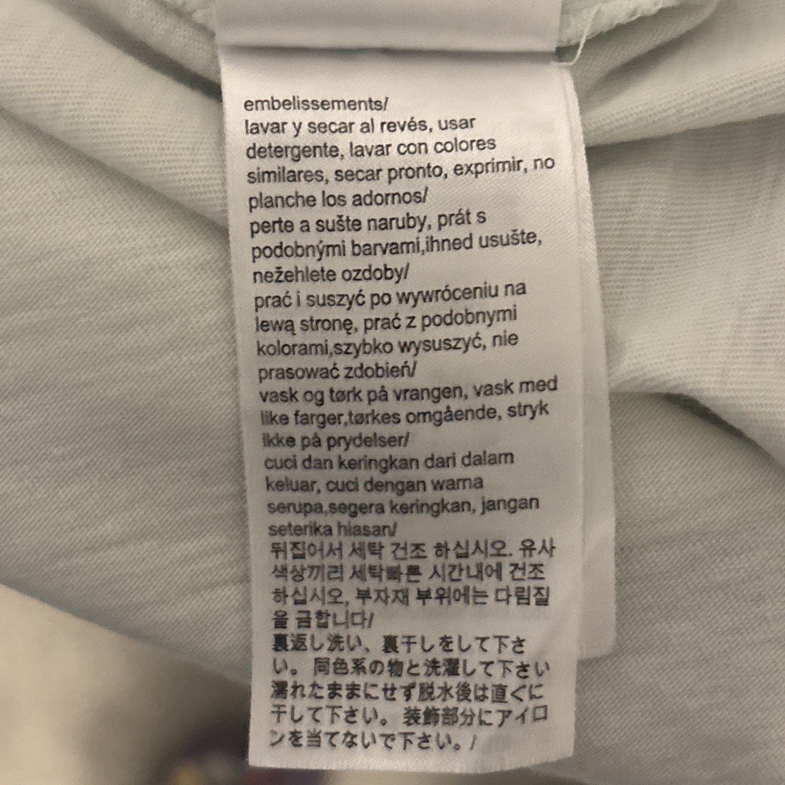 VTG Calvin Klein Jeans Men's Pastel Blue Spring T-shirt Rare Sz Large Free Ship image 10