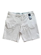 Adidas Woven Stretch Golf Chino Shorts Clear Brown MSRP 70 Size 38 Mens New