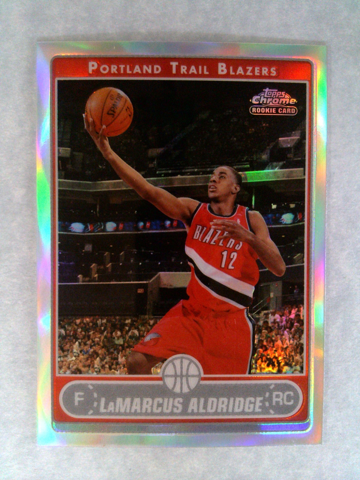 2006 Topps Chrome Refractor 054 /199 #183 LaMarcus Aldridge Rookie RC