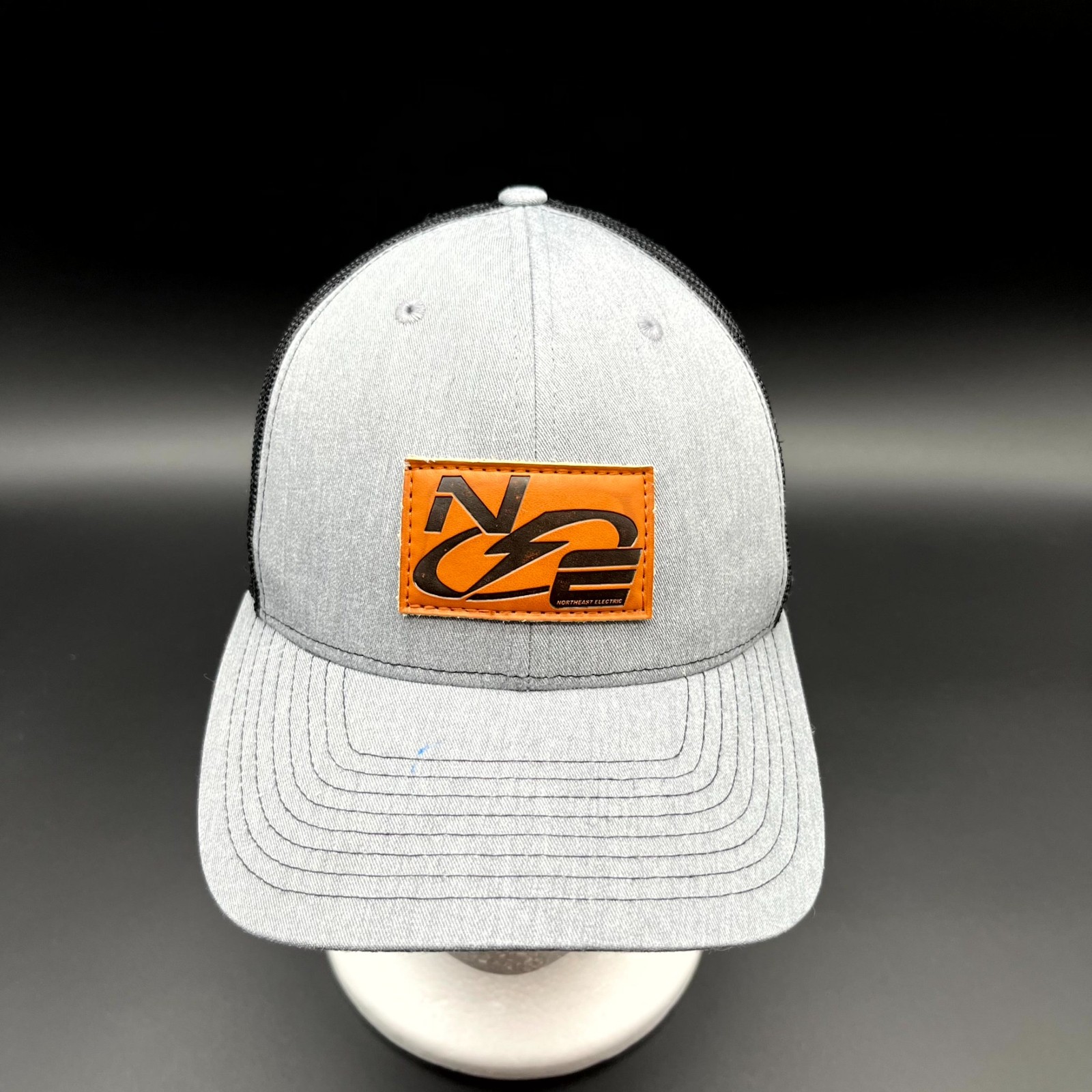 Northeast Electric Leather Patch Hat Richardson 1… - image 1