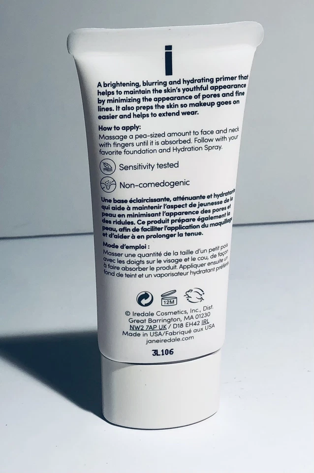 JANE IREDALE Smooth Affair PRIMACIÓN FACIAL Brillo Iluminador 1.7 OZ NUEVO EN CAJA Foto 3 de 4