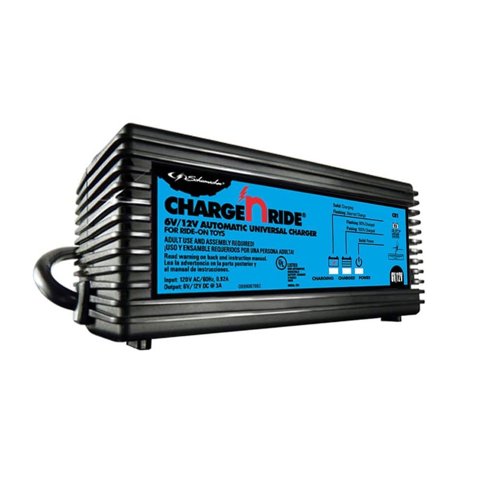 6V/12V 3A Universal Auto Battery Charger for Cars Motorcycles Boats