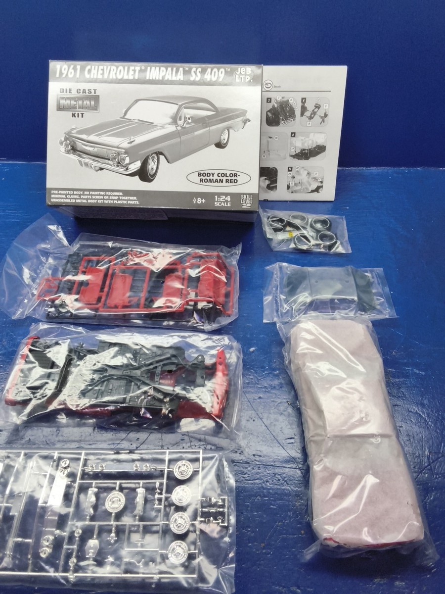 Jeb Ltd. 1/24 Scale 1961 Chevrolet Impala Die Cast Metal Kit | eBay