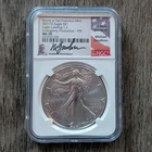 2021 Silver Eagle Emergency Production SF Mint NGC MS70 Michael Gaudioso FDI T-2