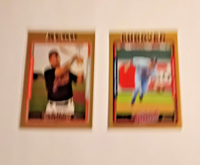 2005 Topps Baseball #605 Moises Alou #562 Mike Cuddyer Gold Parallel