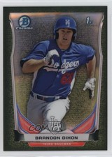 2014 Bowman Chrome Prospects Black Static Refractor /35 Brandon Dixon 0nr3