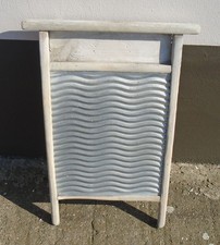 altes Waschbrett Rumpel Rubbelbrett Zink Blech Landhaus Deko Vintage DDR chic !!
