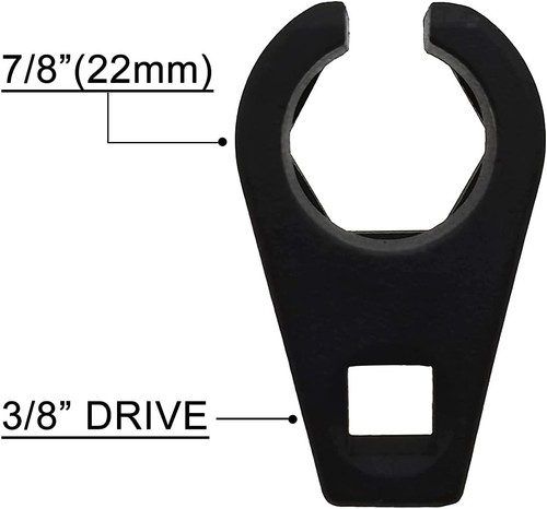 1 Pcs Offset Oxygen Sensor Socket 3/8-Inch Drive by 7/8-Inch 1 pcs, 1 pcs - Picture 2 of 7