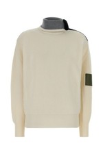 LOEWE 1990 White Wool Sweater Sweater New Authentic