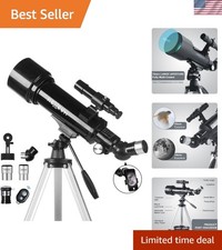 Astronomical Telescope with Phone Adapter Wireless Remote for Easy Viewing