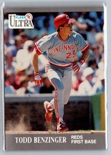 1991 Ultra #87 Todd Benzinger MLB Base Reds