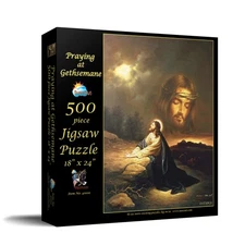 SunsOut Praying at Gethsemane 500 pc Easter Jigsaw Puzzle