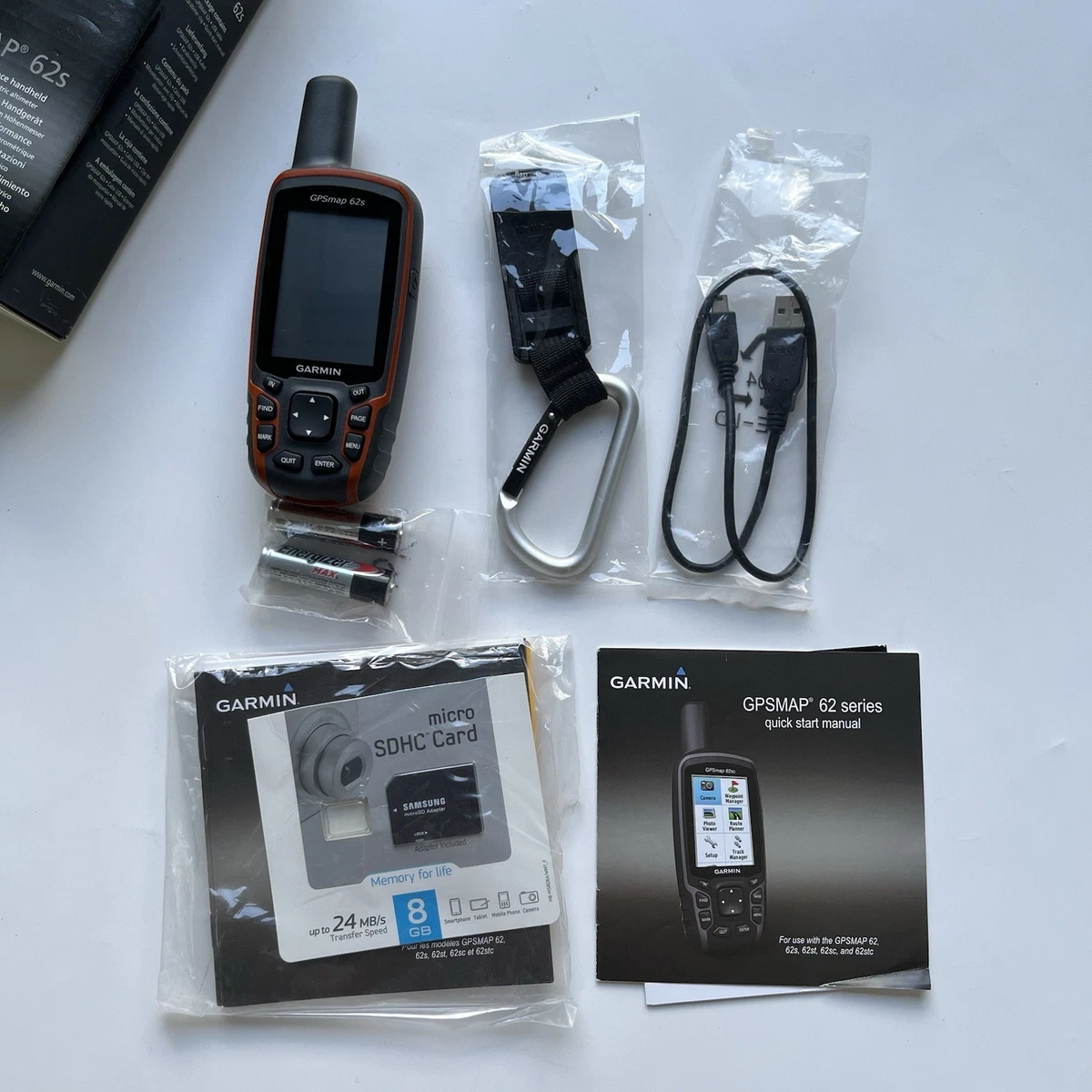 Garmin GPSMAP 62S Avec Housse Et Mousqueton - Occasion Très Bon état - Peu Servi
