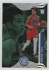 2021-22 Panini Illusions Rookies Trophy Collection Teal 40/75 Tre Mann #168 0t1