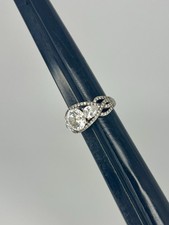 Sterling Silver 925 Multi Stone Ring, Size 8 1/2, CZ