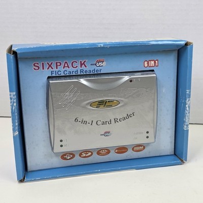 SIXPACK-USB FIC 6-in-1 card reader + PNY 64MB SDRAM DIMM Memory