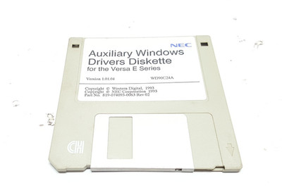 NEC 819-074093-0063 Diskettenlaufwerk WD90C24A REV 02 Version 1.01.04