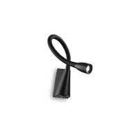 LED Wandleuchte Goose, 3W 3000K, Mit Schalter, Schwarz
