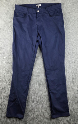 Peter Millar Pants Mens 36x34 Blue EB66 Performance 5 Pocket Golf