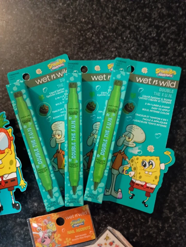 Аксессуары для макияжа Wet N Wild SpongeBob ограниченный выпуск. 🔥Лот из 6. Новый! - Изображение 3 из 4