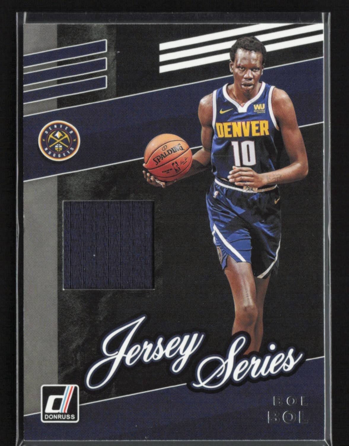 2019-20 Donruss Jersey Series Bol Bol #JS-BOL Denver Nuggets