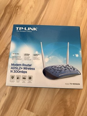 TP-Link TD-W8960N Wireless N300 ADSL2+ WLAN Router Modem OVP Neu