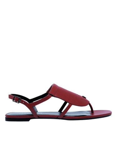 Longchamp’s New Collection of Flat Sandals, Burgundy, Size EU41/US10, NWOT